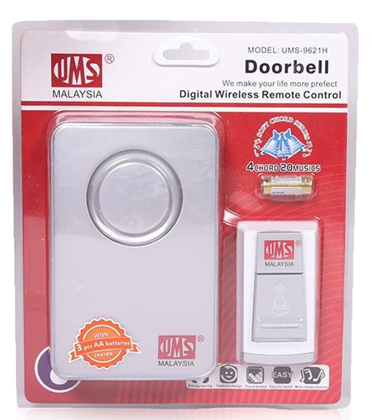 UMS-Malaysia-Digital-Wireless-Remote-Control-Doorbell UMS-Malaysia-Digital-Wireless-Remote-Control-Doorbell